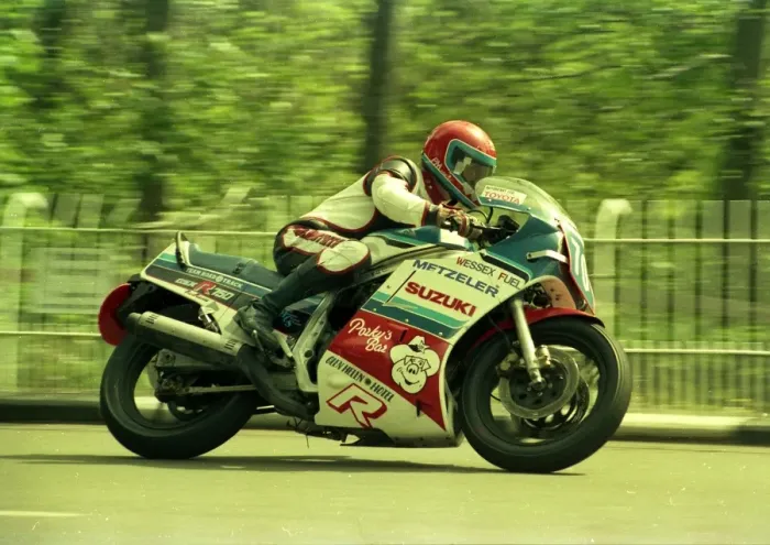 Framed Print : Paddy Martin (Suzuki) 1986 Production B TT Framed Print : Paddy Martin (Suzuki) 1986 Production B TT