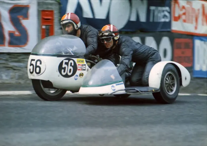 Framed Print : Pat Sheridan & Phil Smith (BSA) 1971 500 Sidecar TT Framed Print : Pat Sheridan & Phil Smith (BSA) 1971 500 Sidecar TT