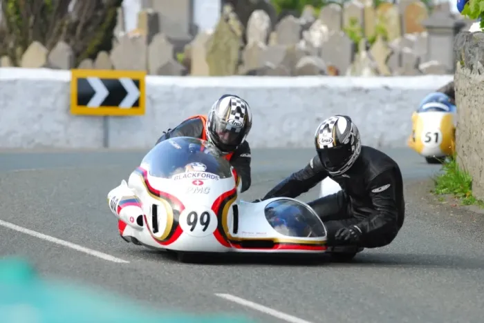 Framed Print : Patrick Geffray & Ronnie Aine (BMW MRE) 2015 Pre TT Classic Framed Print : Patrick Geffray & Ronnie Aine (BMW MRE) 2015 Pre TT Classic