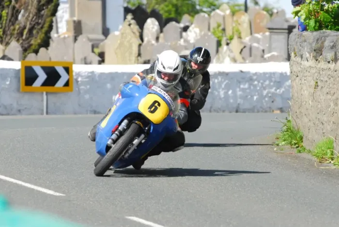 Framed Print : Paul Coward (Nourish Weslake) 2015 Pre TT Classic