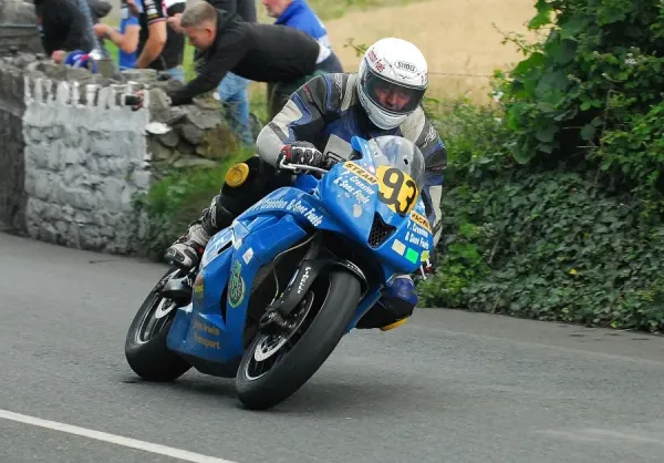 Modern Frame 12x10 of Paul Cranston (Honda) 2016 Southern 100