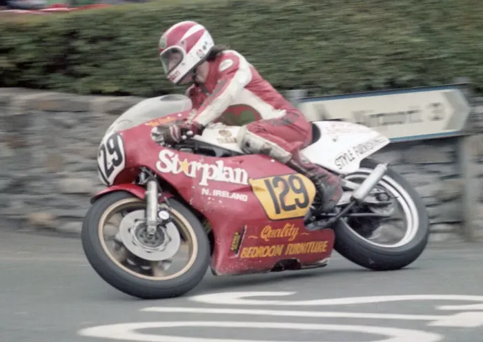 Framed Print : Paul Cranston (Starplan Yamaha) 1981 Southern 100