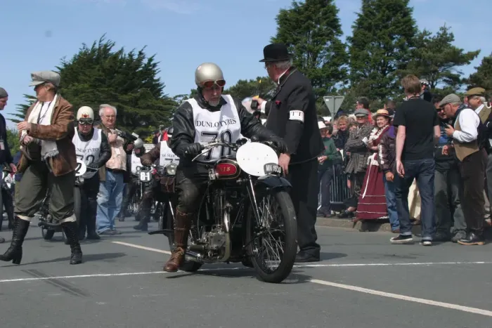 Framed Print : Paul Hipkin (1929 AJS) No. 70, 2007 Re-enactment Framed Print : Paul Hipkin (1929 AJS) No. 70, 2007 Re-enactment