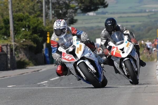Paul Shoesmith (BMW) and Mark Parrett (BMW) 2011 Southern 100
