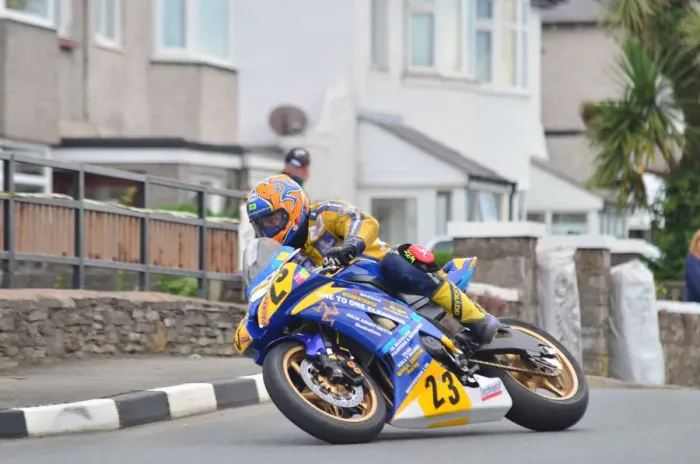 Framed Print : Paul Smyth (Yamaha) 2012 Southern 100