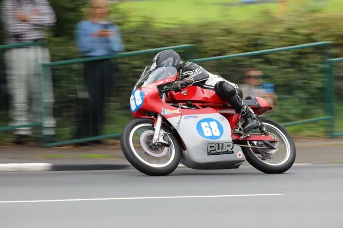Framed Print : Paul Williams (Honda) 2019 Junior Classic TT