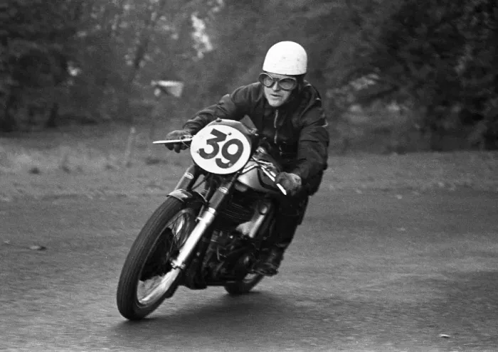 Framed Print : Percy Tait (Norton) 1953 Oulton Park Framed Print : Percy Tait (Norton) 1953 Oulton Park