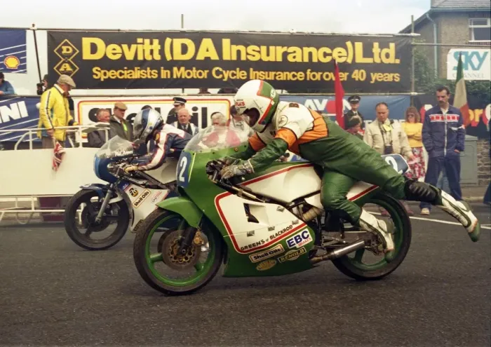 Framed Print : Peter Bateson (Armstrong) 1987 Junior TT Framed Print : Peter Bateson (Armstrong) 1987 Junior TT