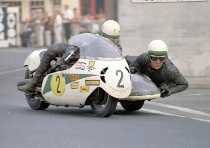 Framed Print : Peter Brown & Mick Casey (BSA) 1970 750 Sidecar TT Framed Print : Peter Brown & Mick Casey (BSA) 1970 750 Sidecar TT