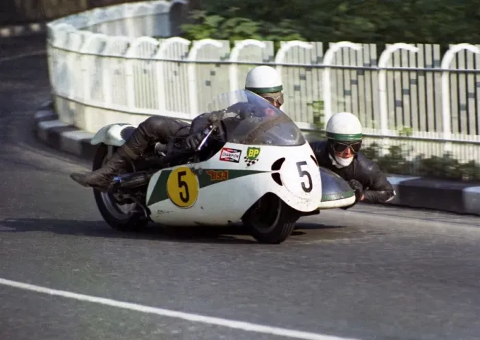 Framed Print : Peter Brown & Mike Casey (BSA) 1969 750 Sidecar TT Framed Print : Peter Brown & Mike Casey (BSA) 1969 750 Sidecar TT