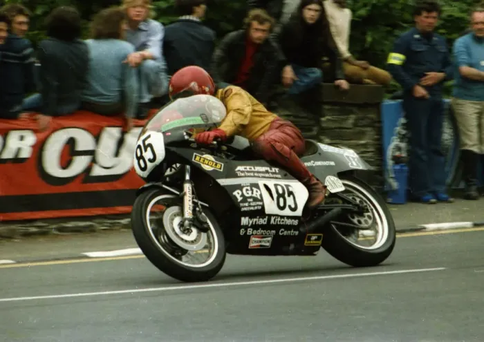 Framed Print : Peter Grove (Accusplit Yamaha) 1979 Classic TT