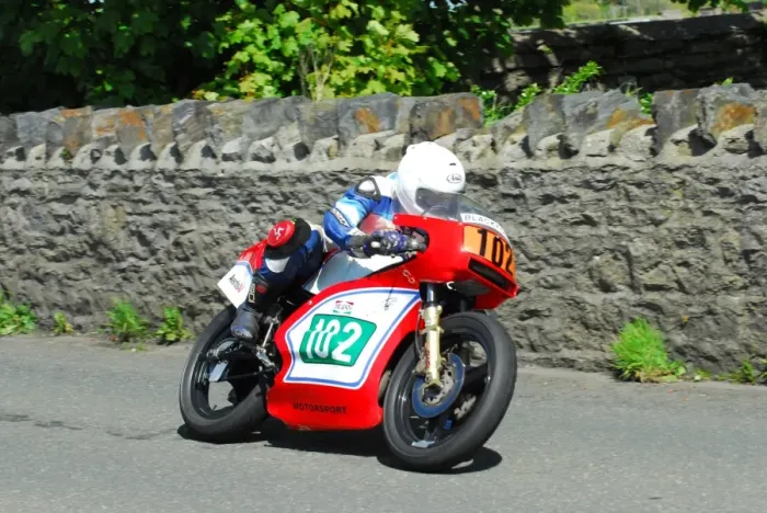 Framed Print : Peter Hindley (Cotton) 2015 Pre TT Classic Framed Print : Peter Hindley (Cotton) 2015 Pre TT Classic