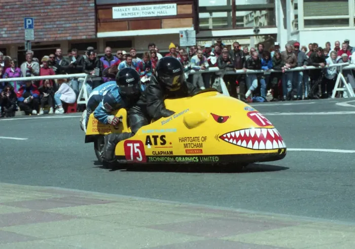 Framed Print : Peter Knight & Sue Eccles (RCN Honda) 1995 Sidecar TT Framed Print : Peter Knight & Sue Eccles (RCN Honda) 1995 Sidecar TT