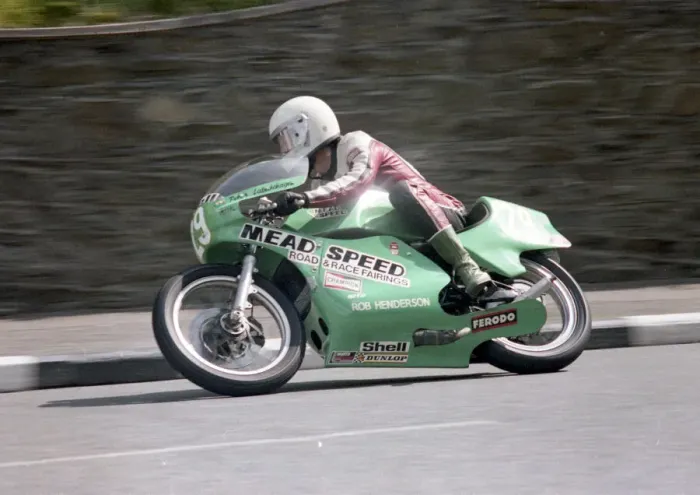 Framed Print : Peter Labuschagne (Meadspeed Yamaha) 1979 Junior TT Framed Print : Peter Labuschagne (Meadspeed Yamaha) 1979 Junior TT