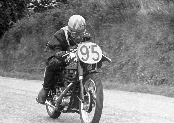 Peter Minion (BSA) 1955 Senior Manx Grand Prix