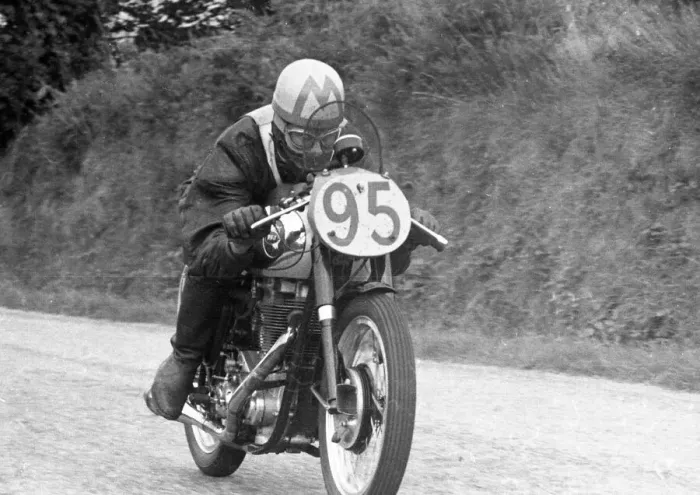 Framed Print : Peter Minion (BSA) 1955 Senior Manx Grand Prix Framed Print : Peter Minion (BSA) 1955 Senior Manx Grand Prix