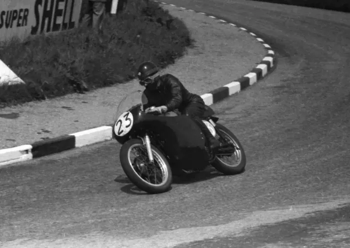 Framed Print : Peter Pawson (Norton) 1958 Junior TT Framed Print : Peter Pawson (Norton) 1958 Junior TT