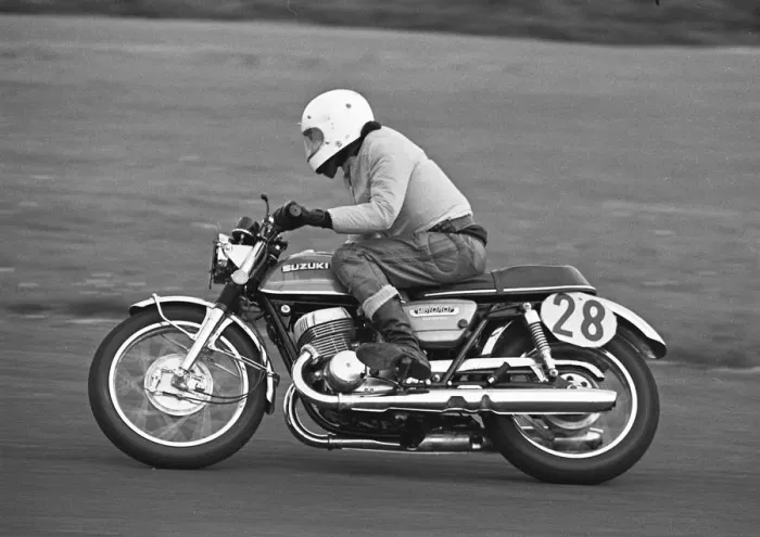 Framed Print : Peter Quaggin (Suzuki) 1975 Jurby Airfield Framed Print : Peter Quaggin (Suzuki) 1975 Jurby Airfield