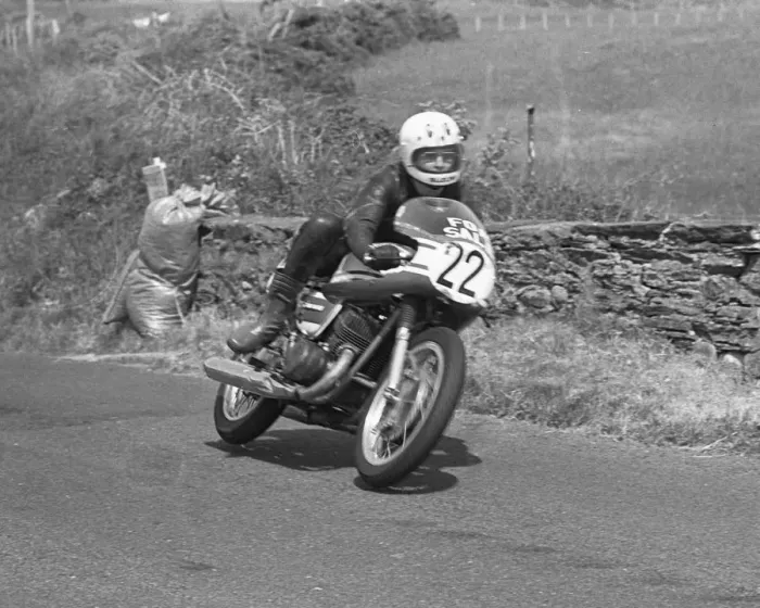 Framed Print : Peter Quirk (Suzuki) 1975 Jurby Road Framed Print : Peter Quirk (Suzuki) 1975 Jurby Road