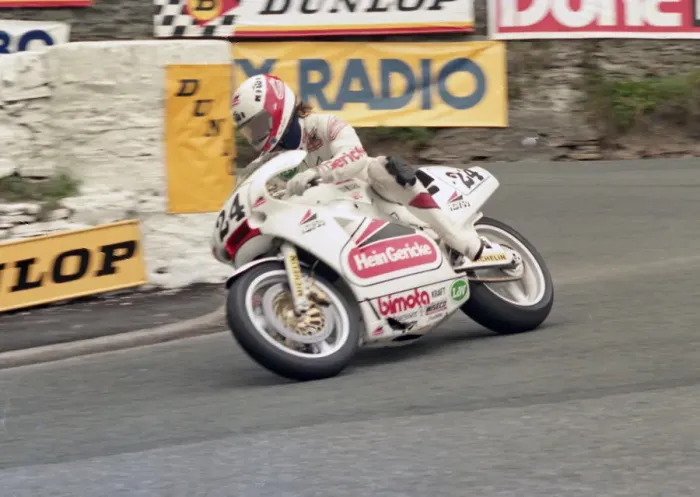 Framed Print : Peter Rubatto (Bimota Yamaha) 1987 Formula One TT Framed Print : Peter Rubatto (Bimota Yamaha) 1987 Formula One TT