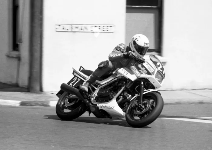 Framed Print : Peter Rubatto (Honda) 1985 Formula Two TT Framed Print : Peter Rubatto (Honda) 1985 Formula Two TT