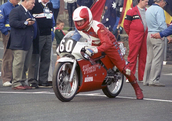 Peter Wakefield (Honda) 1990 Ultra Lightweight TT