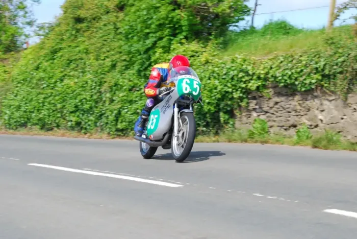 Framed Print : Peter Wakefield (Suzuki) 2011 Pre TT Classic