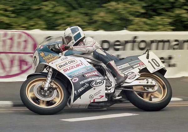 Phil Mellor (Suzuki) 1986 Formula One TT