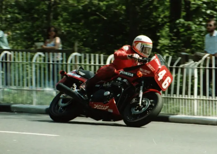 Framed Print : Phil Nicholls (Honda) 1984 Production TT Framed Print : Phil Nicholls (Honda) 1984 Production TT