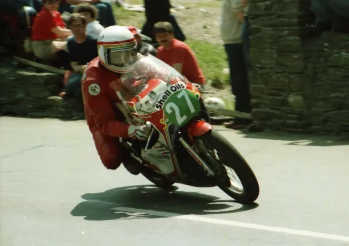 Framed Print : Phil Nicholls (Yamaha) 1984 Junior TT Framed Print : Phil Nicholls (Yamaha) 1984 Junior TT