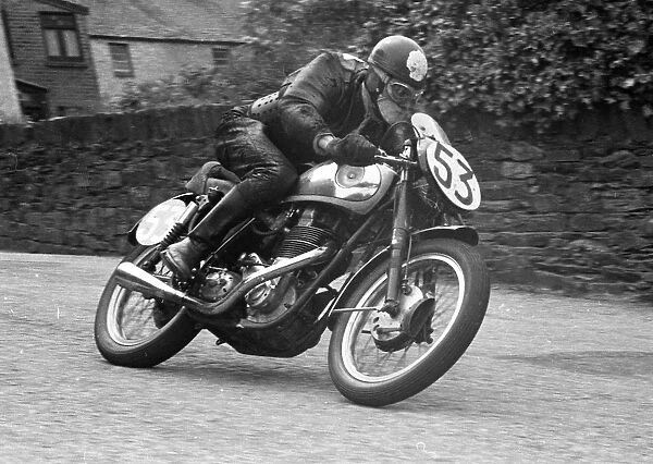 Phil Palmer (BSA) 1955 Junior TT