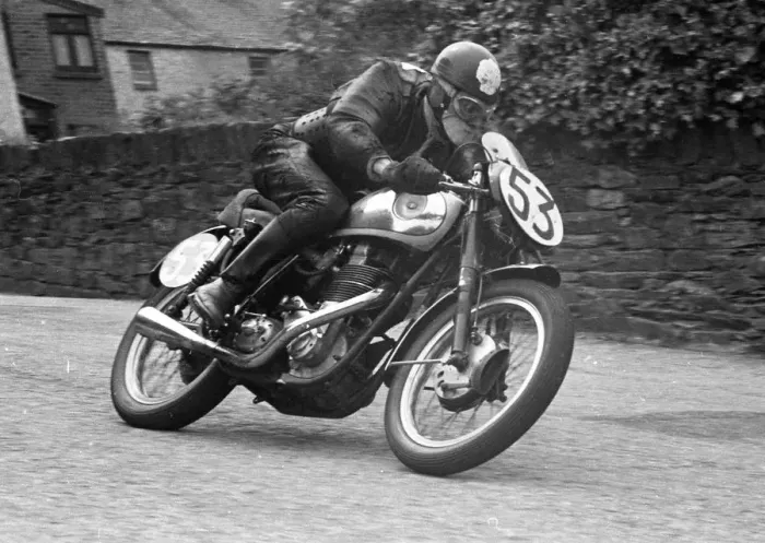 Framed Print : Phil Palmer (BSA) 1955 Junior TT Framed Print : Phil Palmer (BSA) 1955 Junior TT