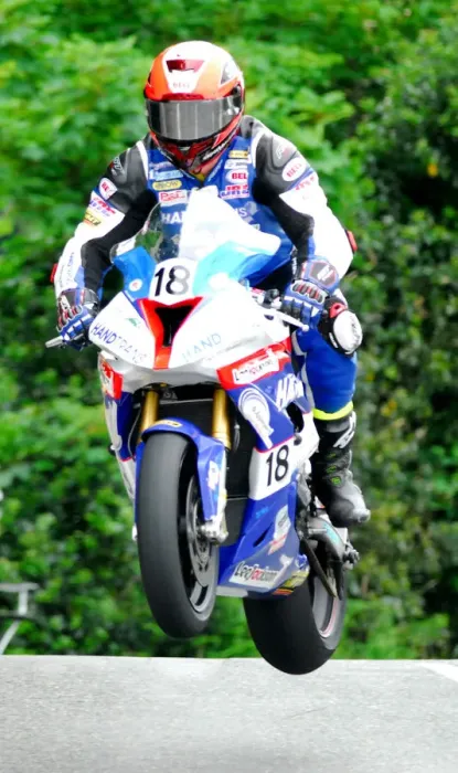 Framed Print : Philip Crowe (BMW) 2018 Senior TT Framed Print : Philip Crowe (BMW) 2018 Senior TT