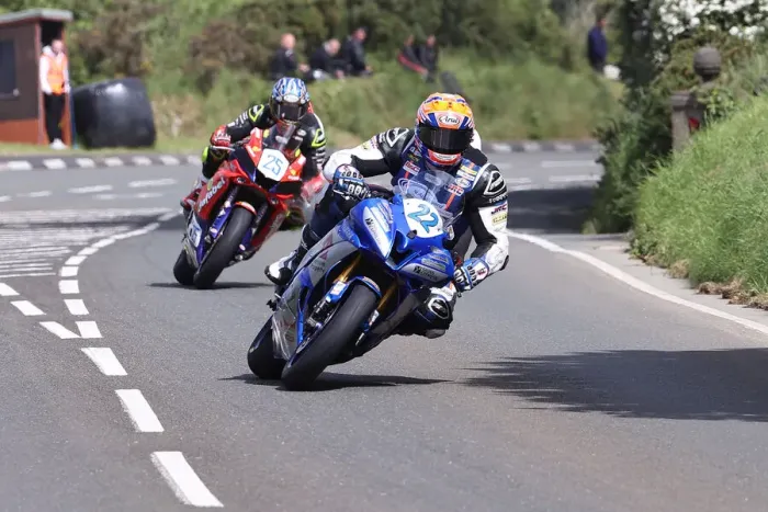 Framed Print : Philip Crowe (Yamaha) and Rob Hodson (Yamaha) 2022 Supersport TT Framed Print : Philip Crowe (Yamaha) and Rob Hodson (Yamaha) 2022 Supersport TT