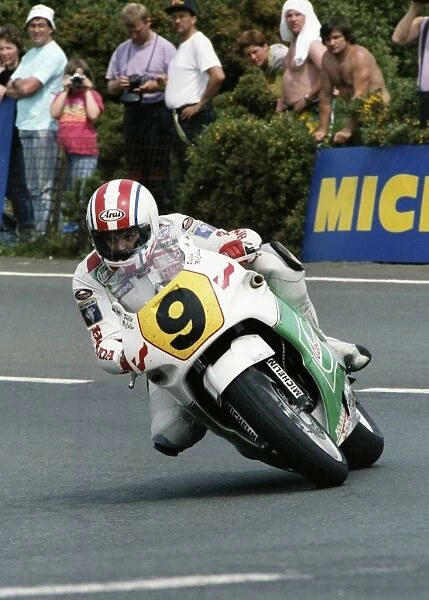 Phillip McCallen at the Gooseneck: 1992 Supersport 600 TT