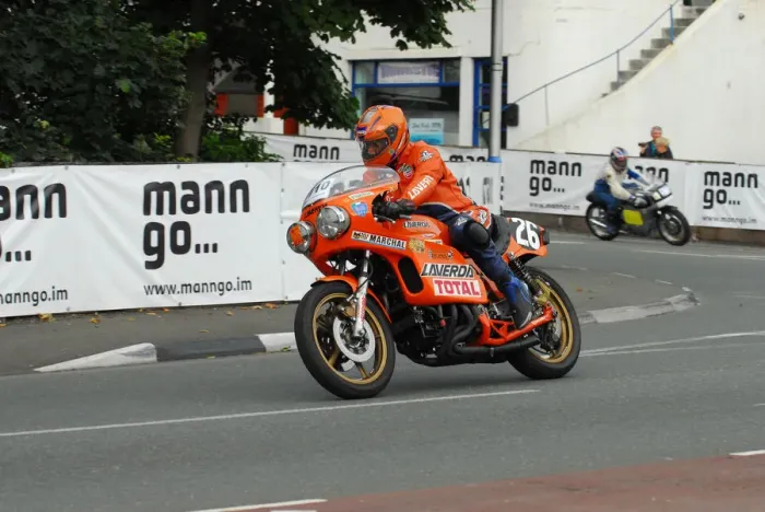 Framed Print : Piero Laverda (Laverda) 2013 Classic TT Parade Lap Framed Print : Piero Laverda (Laverda) 2013 Classic TT Parade Lap
