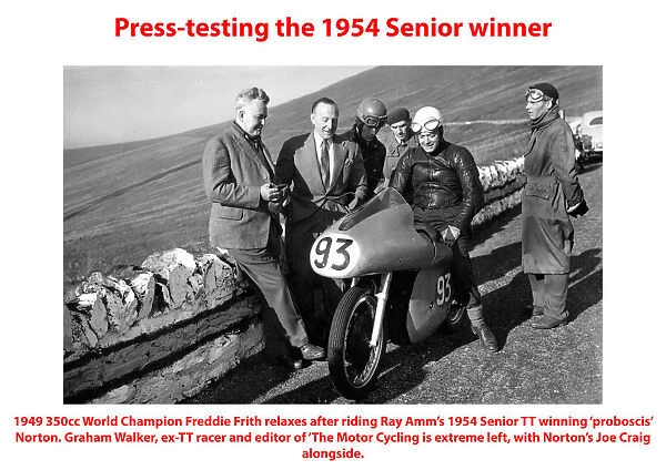 Press-testing the 1954 Senior TT winner