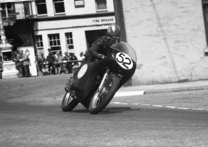 Framed Print : Bill Prowting (AJS) 1960 Junior TT Framed Print : Bill Prowting (AJS) 1960 Junior TT