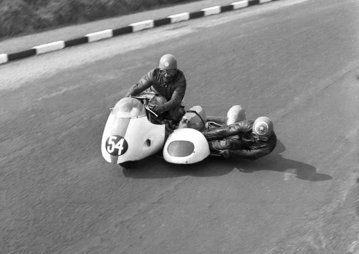 Framed Print : R G Ford & G Hughes (Triumph) 1965 Sidecar TT Framed Print : R G Ford & G Hughes (Triumph) 1965 Sidecar TT