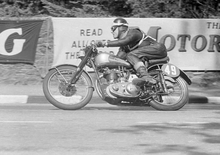 Framed Print : R L Jackson (BSA) 1951 Senior Clubman TT Framed Print : R L Jackson (BSA) 1951 Senior Clubman TT