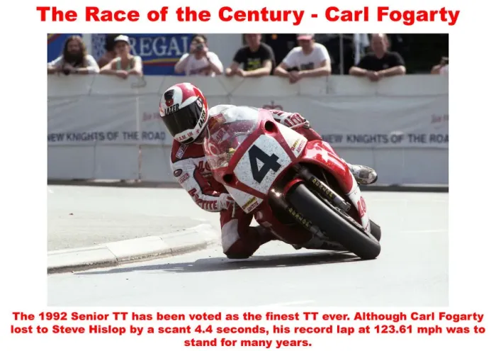 Framed Print : The Race of the Century - Carl Fogarty Framed Print : The Race of the Century - Carl Fogarty
