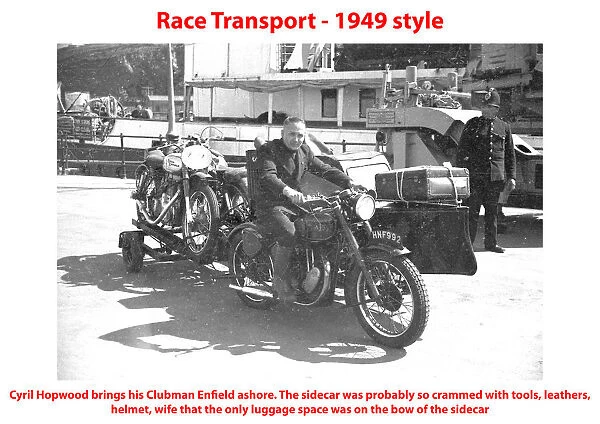 Race Transport - 1949 style