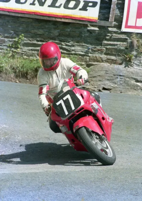 Framed Print : Bill Rae (Honda) 1987 Formula Two TT Framed Print : Bill Rae (Honda) 1987 Formula Two TT