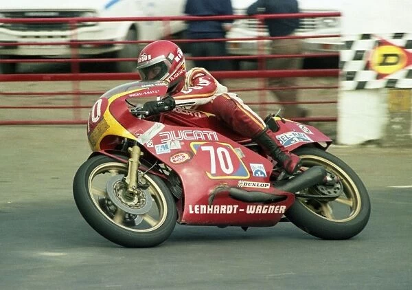 Rainer Nagel (Ducati) 1983 Formula One TT