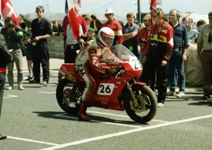 Framed Print : Rainer Nagel (Ducati) 1984 Formula One TT Framed Print : Rainer Nagel (Ducati) 1984 Formula One TT