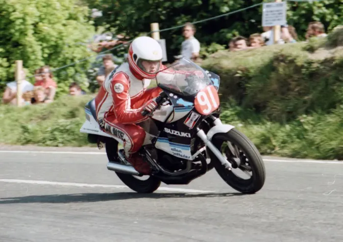 Framed Print : Ralph Sutcliffe (Suzuki) 1984 Production TT Framed Print : Ralph Sutcliffe (Suzuki) 1984 Production TT