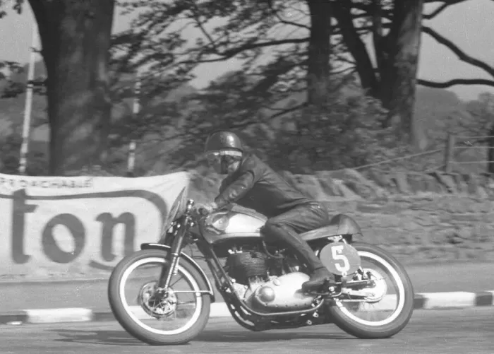 Framed Print : Ray Fay (BSA) 1955 Senior TT Framed Print : Ray Fay (BSA) 1955 Senior TT