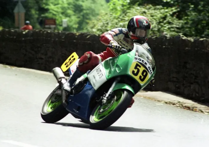 Framed Print : Ray Hanna (Kawasaki) 1990 Supersport 600 TT Framed Print : Ray Hanna (Kawasaki) 1990 Supersport 600 TT