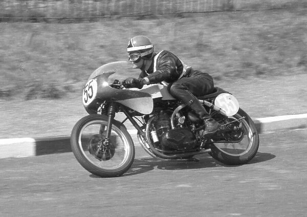 Ray Knight (Hughes Triumph) 1963 Junior Manx Grand Prix