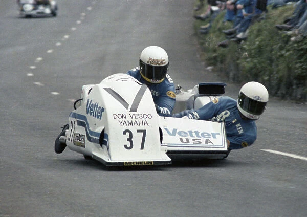 Reg Pridmore & Ken Greene (Yamaha) 1978 Sidecar TT